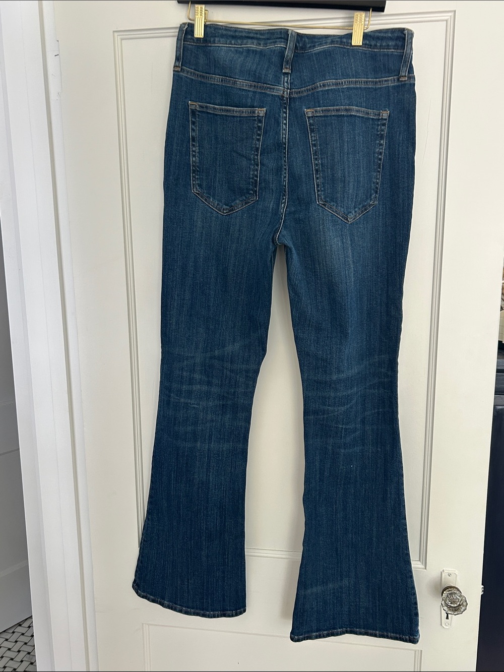 J. Crew Blue Skinny Flare Jeans - Picture 3 of 9